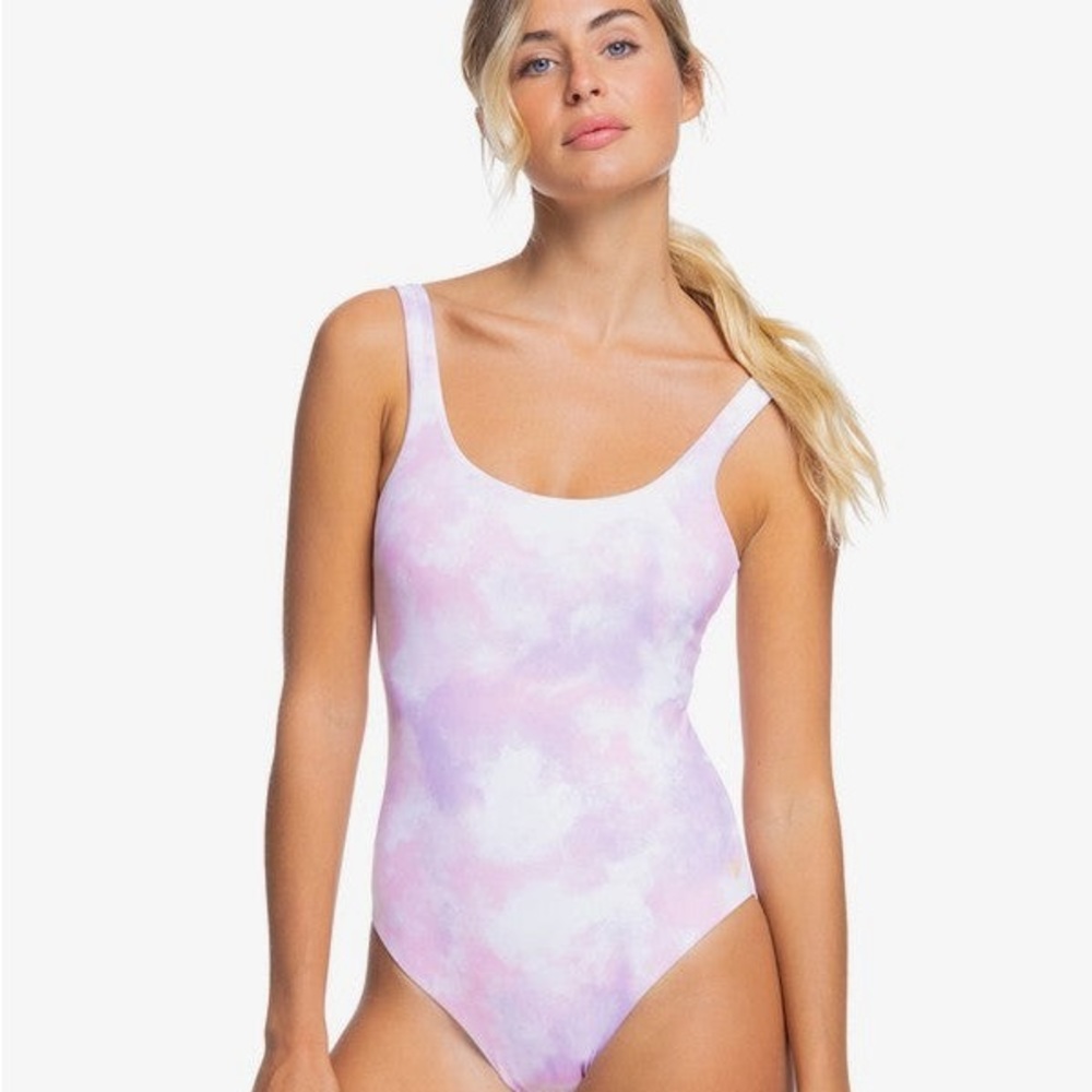 Roxy Womens Sea & Waves Reversible One Piece Swimsuit
